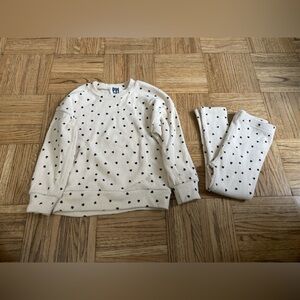 PH Play Sweater Set with Black Heart Design